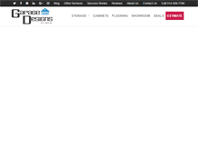 Tablet Screenshot of garage-designs.com